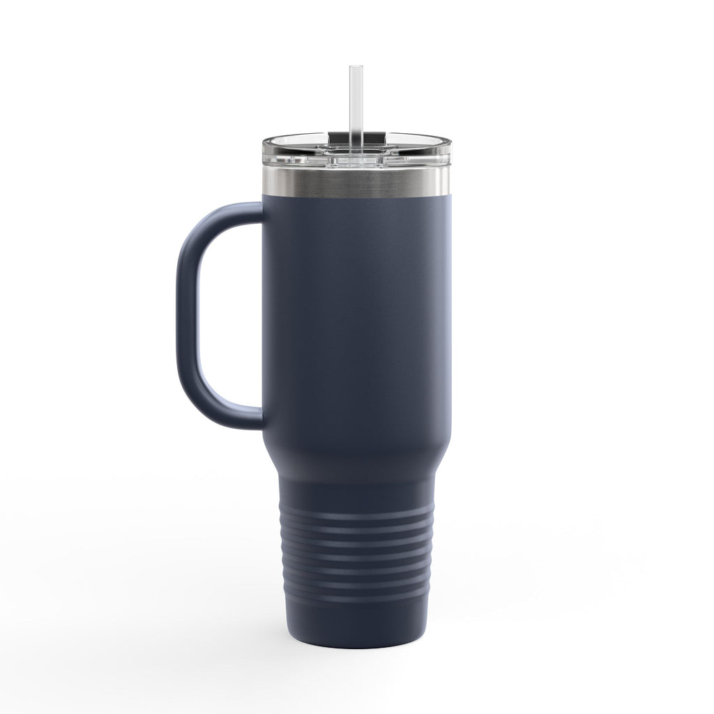 40oz Insulated Travel Mug – Whitetail Heaven Outfitters Logo Tumbler