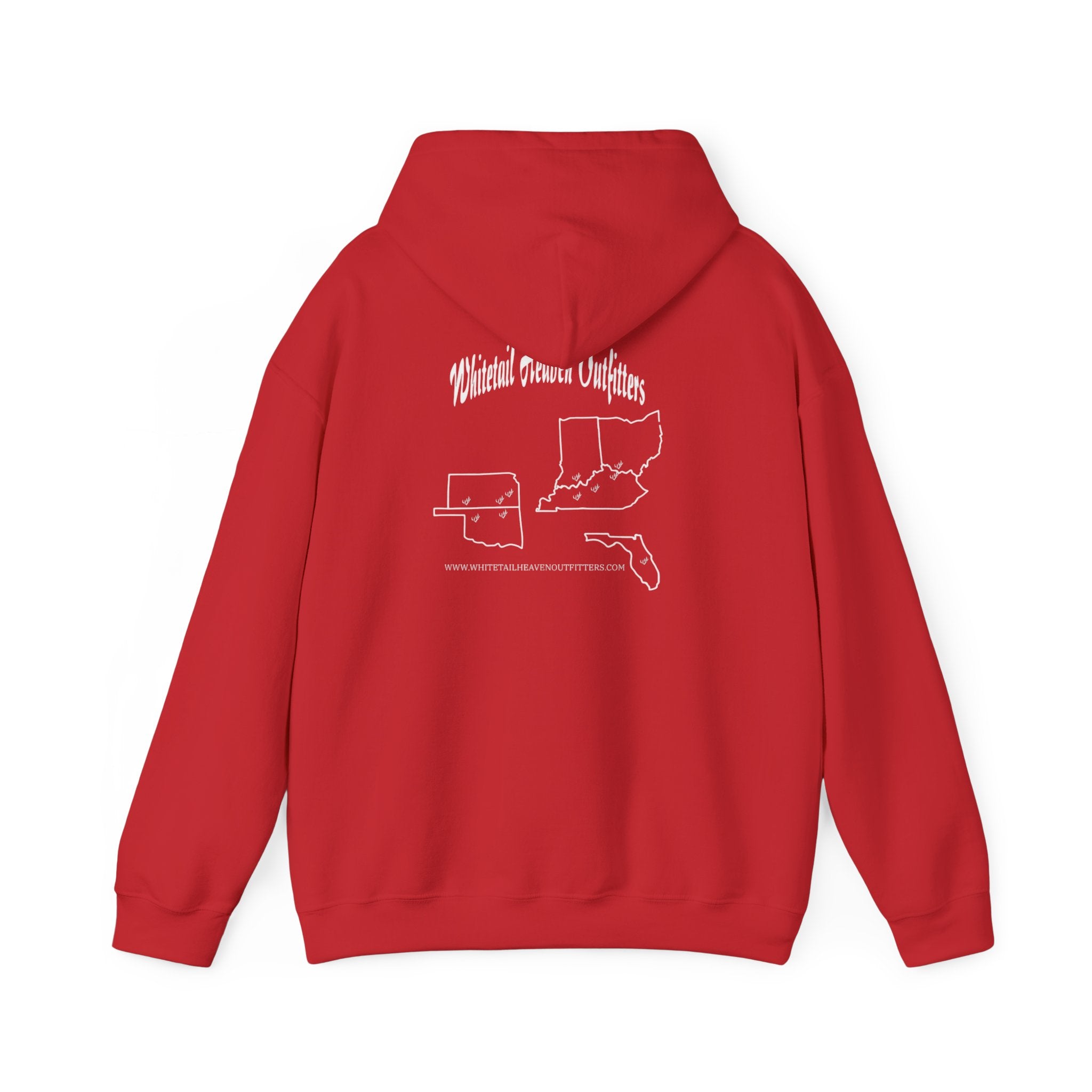 Whitetail Heaven Outfitters Hoodie — Hunting Brand Logo Pullover