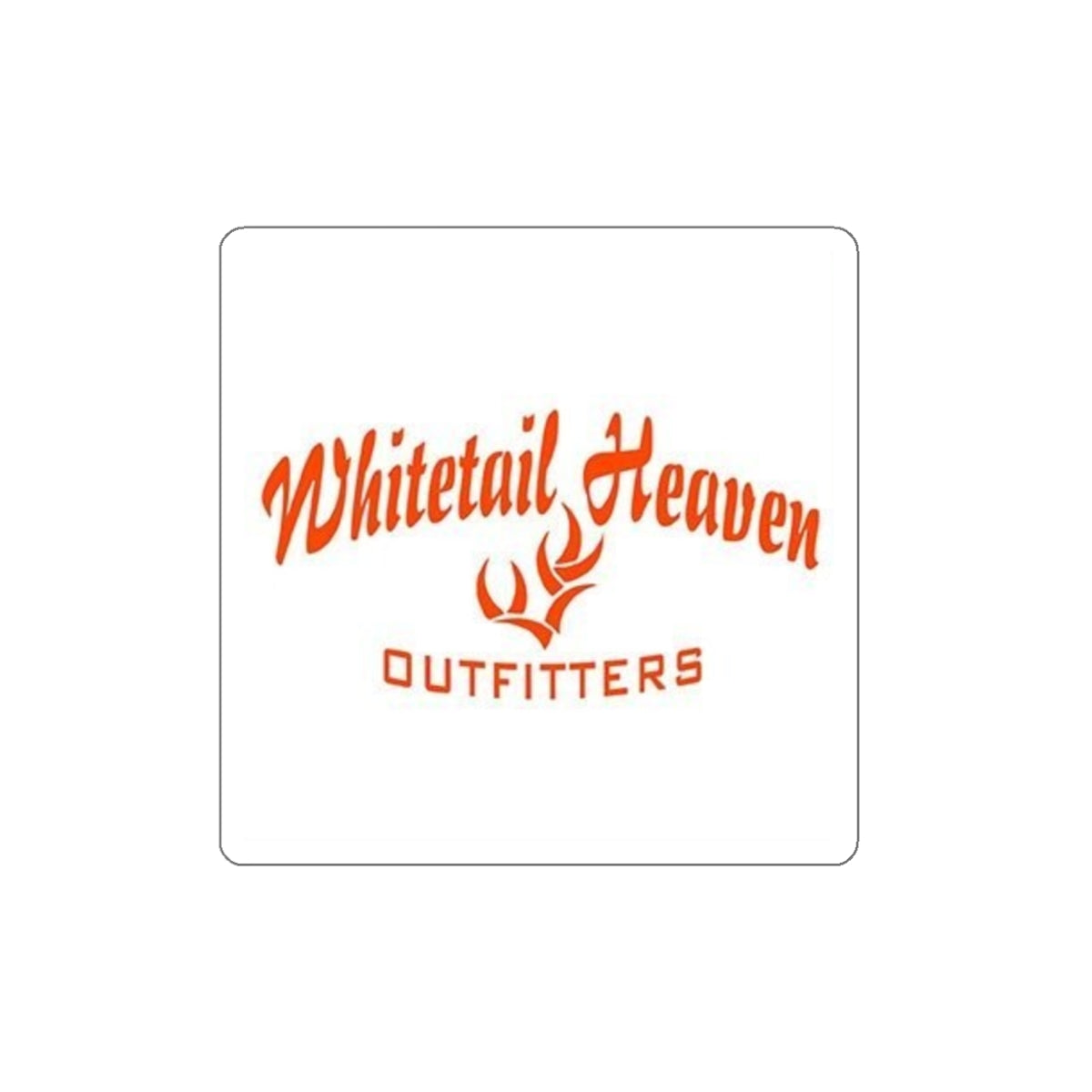 Whitetail Heaven Outfitters Sticker — Die-Cut Outdoor Logo Sticker