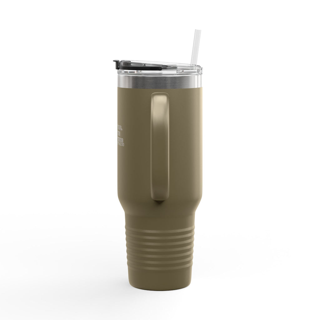 40oz Insulated Travel Mug – Whitetail Heaven Outfitters Logo Tumbler