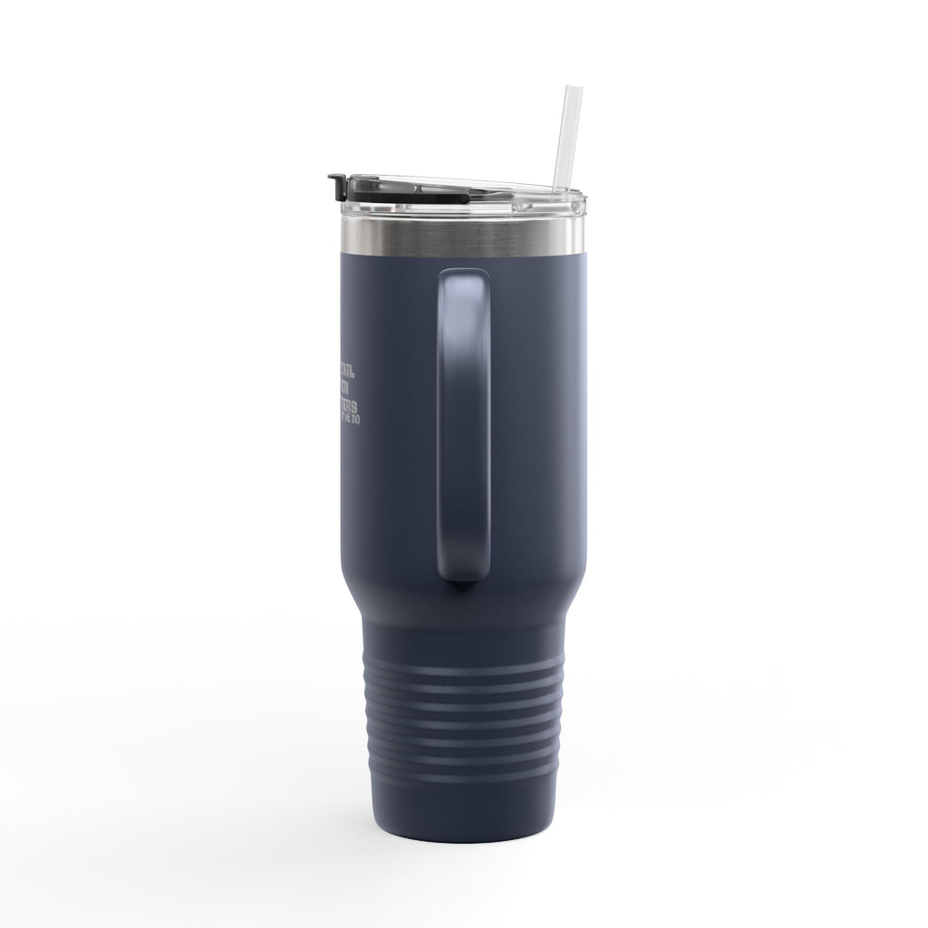 40oz Insulated Travel Mug – Whitetail Heaven Outfitters Logo Tumbler