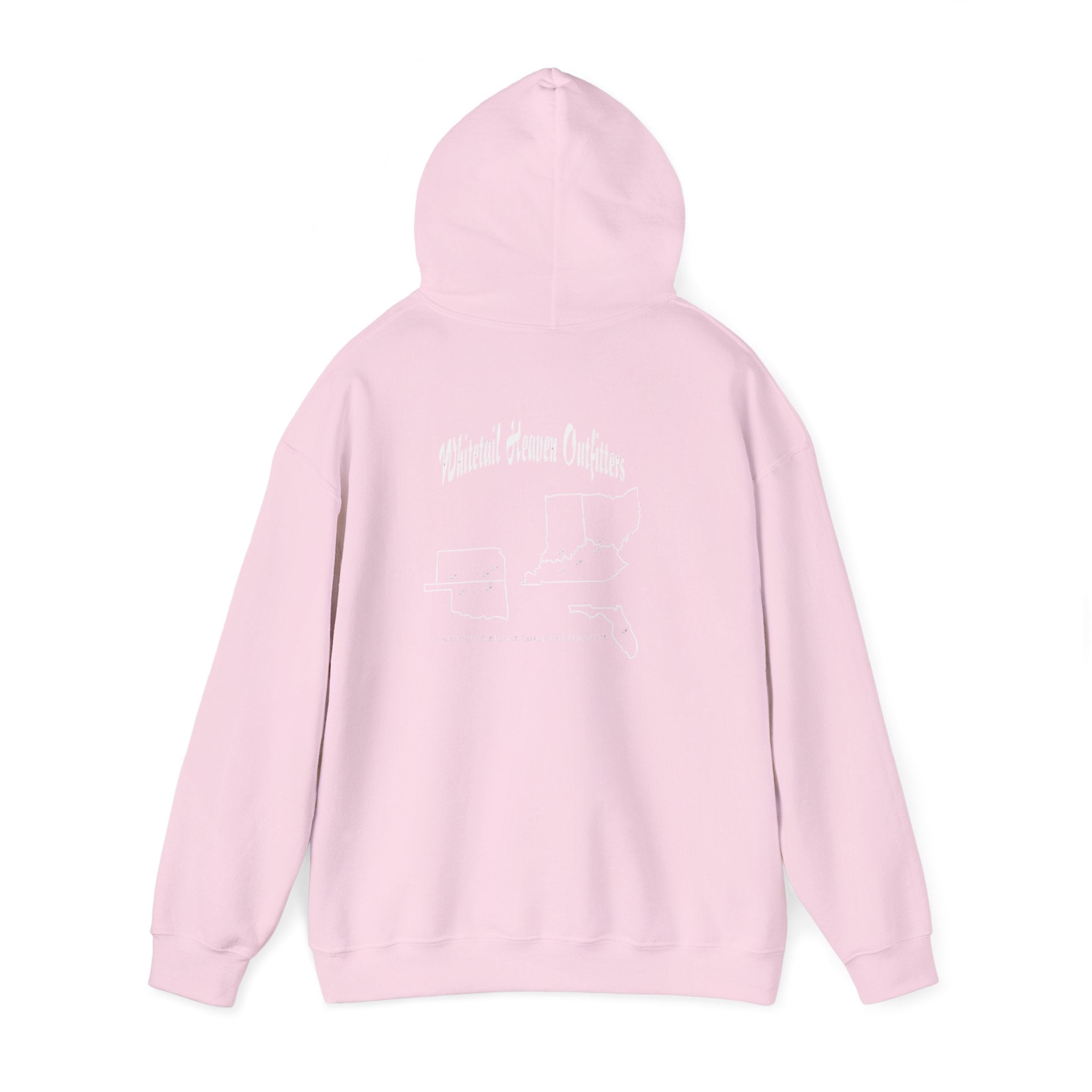 Whitetail Heaven Outfitters Hoodie — Hunting Brand Logo Pullover