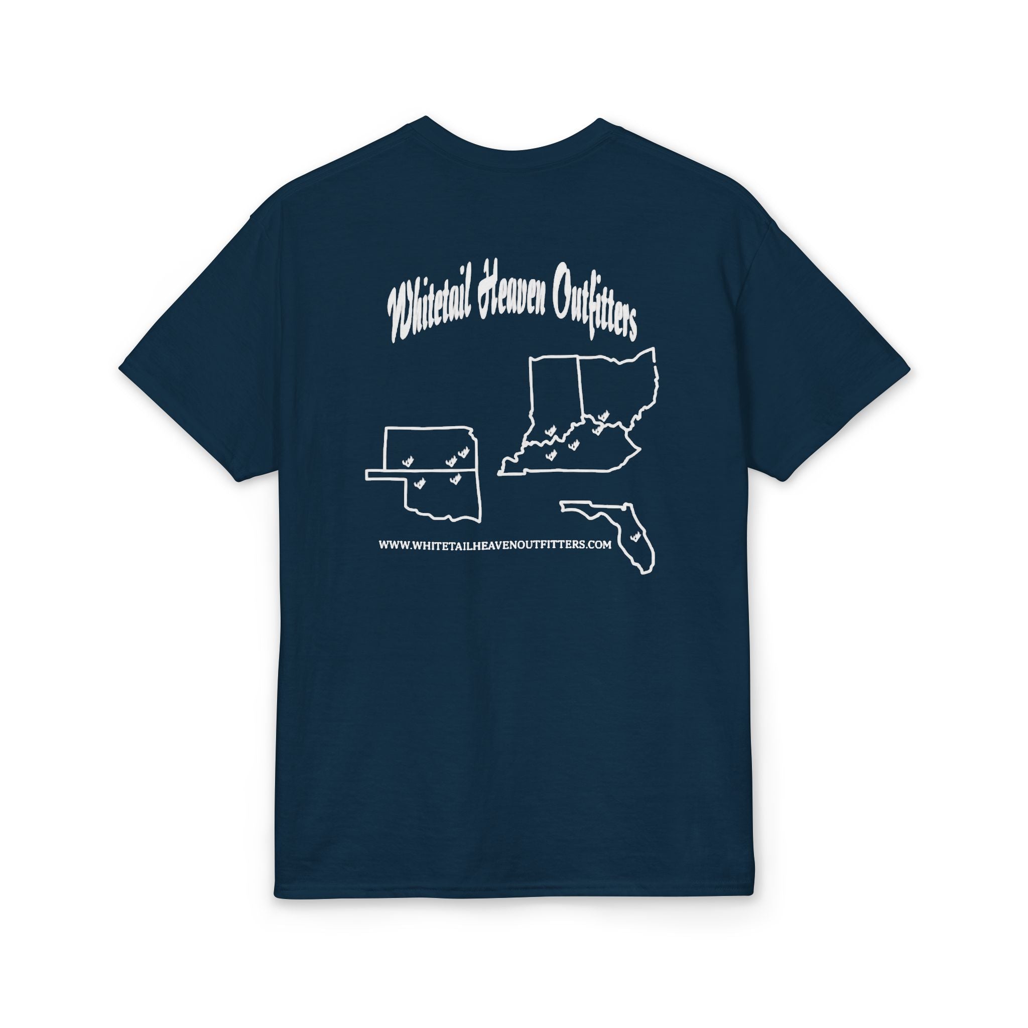 Whitetail Heaven Outfitters T-Shirt — Hunting Logo Tee