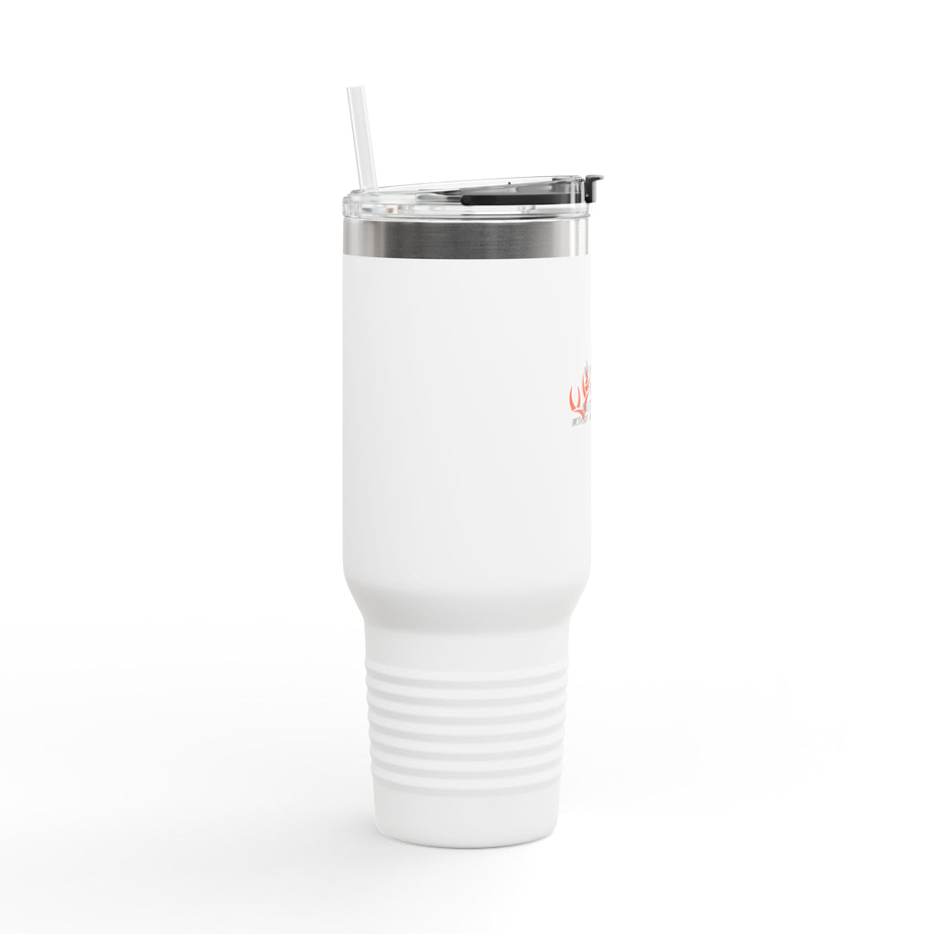 40oz Insulated Travel Mug – Whitetail Heaven Outfitters Logo Tumbler