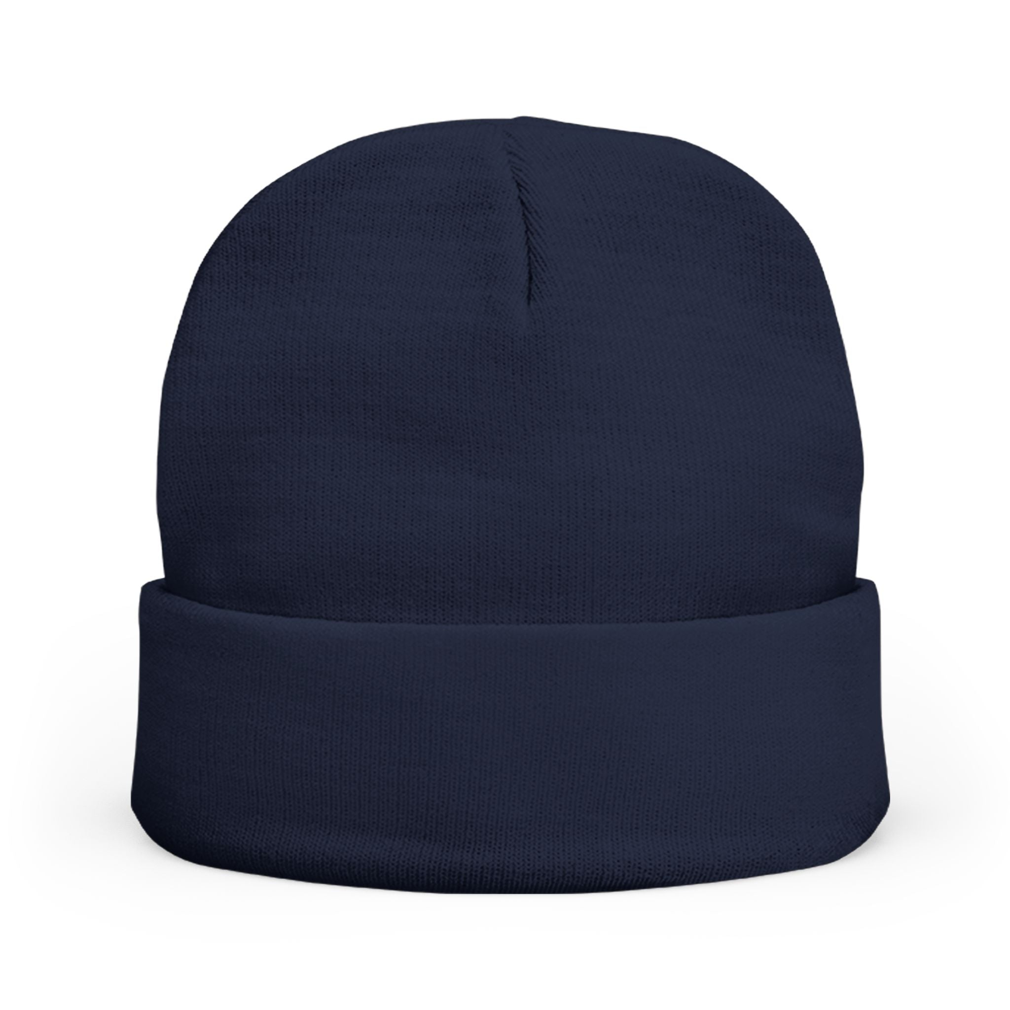 Embroidered "Whiskey River" Knit Beanie - Cozy Winter Hat with Distressed Logo