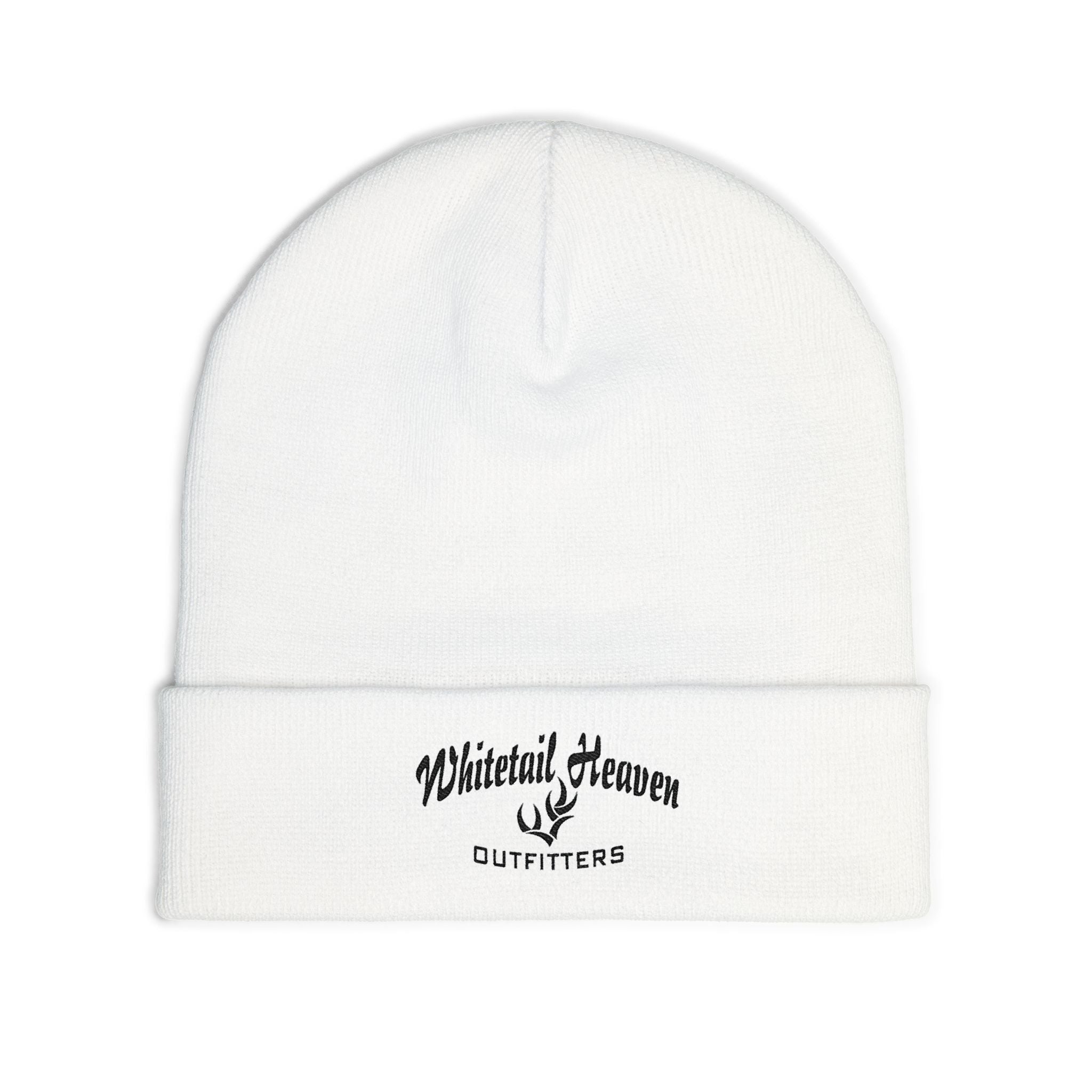 Embroidered Beanie — "Whitetail Heaven Outfitters" Knit Cap