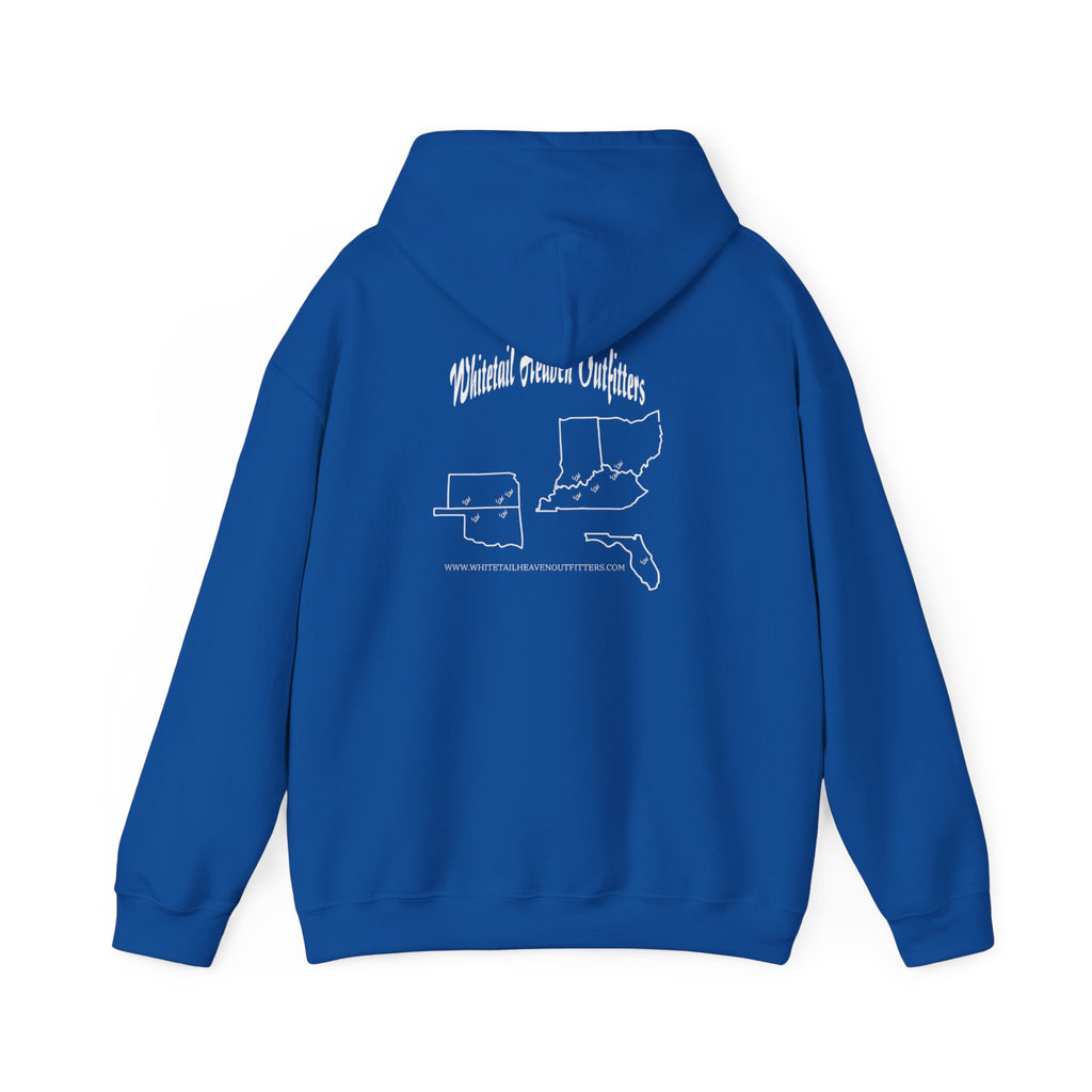 Whitetail Heaven Outfitters Hoodie — Hunting Brand Logo Pullover