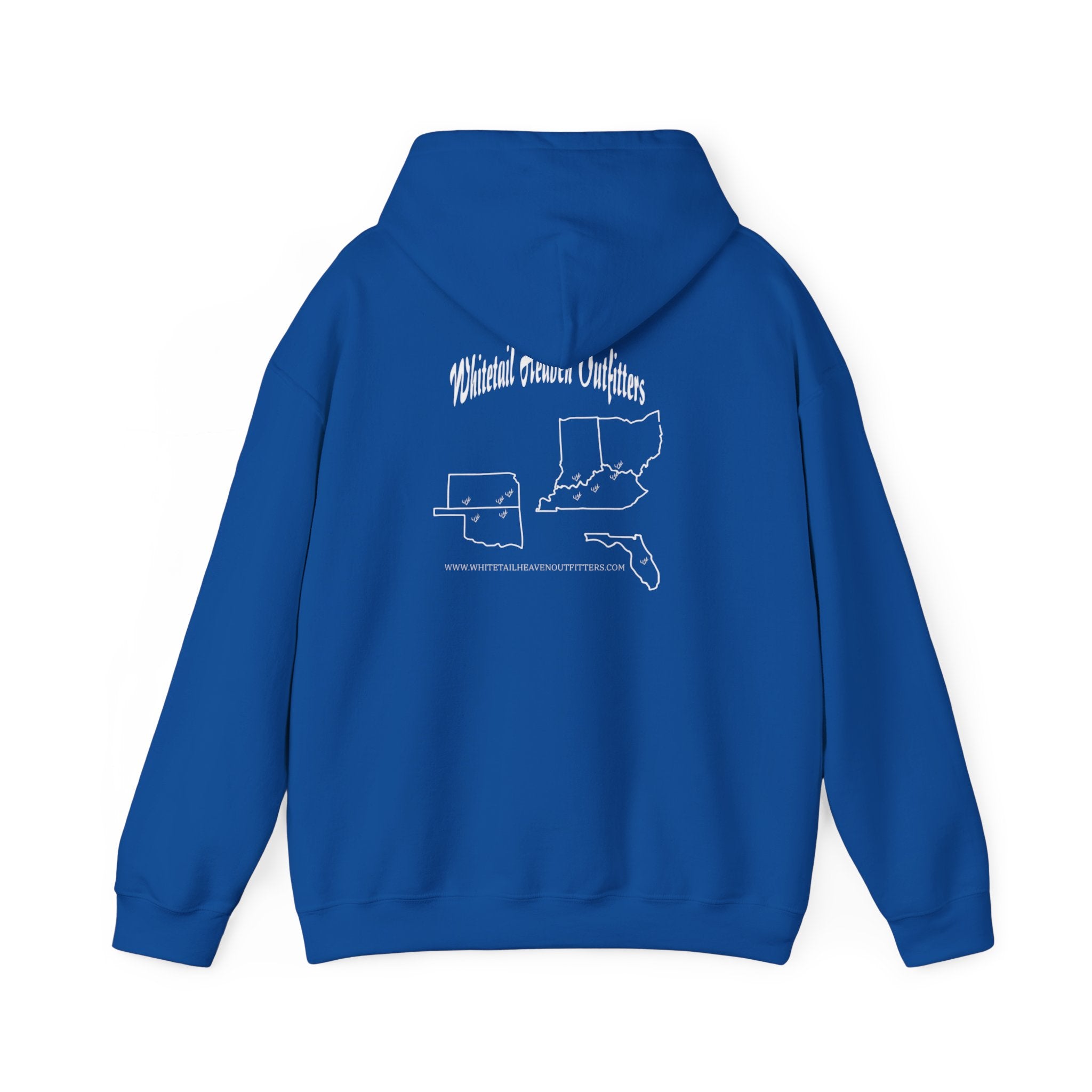 Whitetail Heaven Outfitters Hoodie — Hunting Brand Logo Pullover
