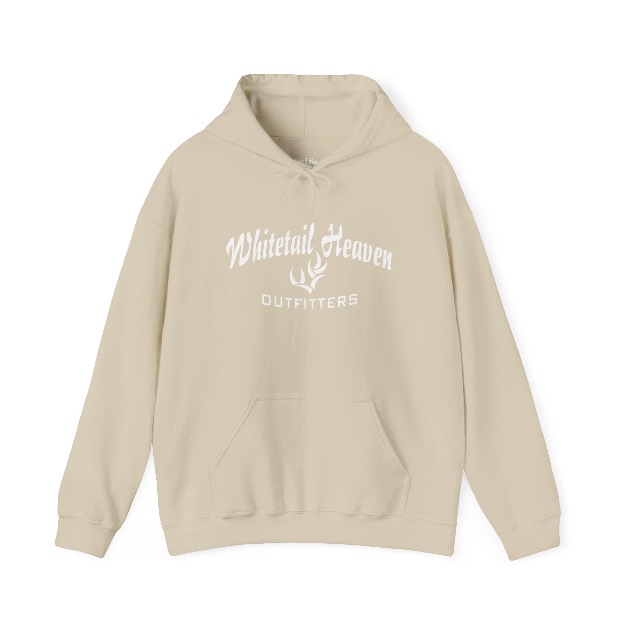 Whitetail Heaven Outfitters Hoodie — Hunting Brand Logo Pullover