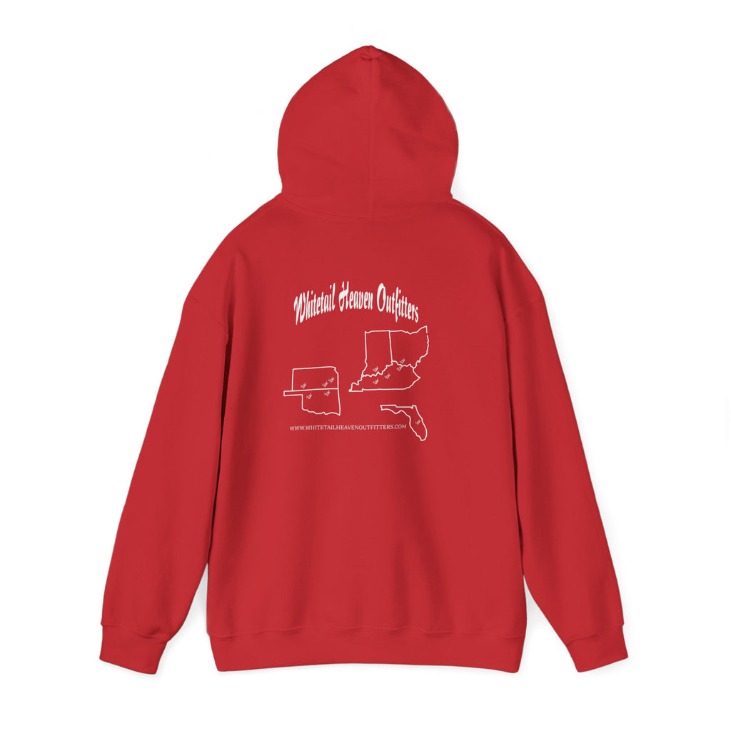 Whitetail Heaven Outfitters Hoodie — Hunting Brand Logo Pullover