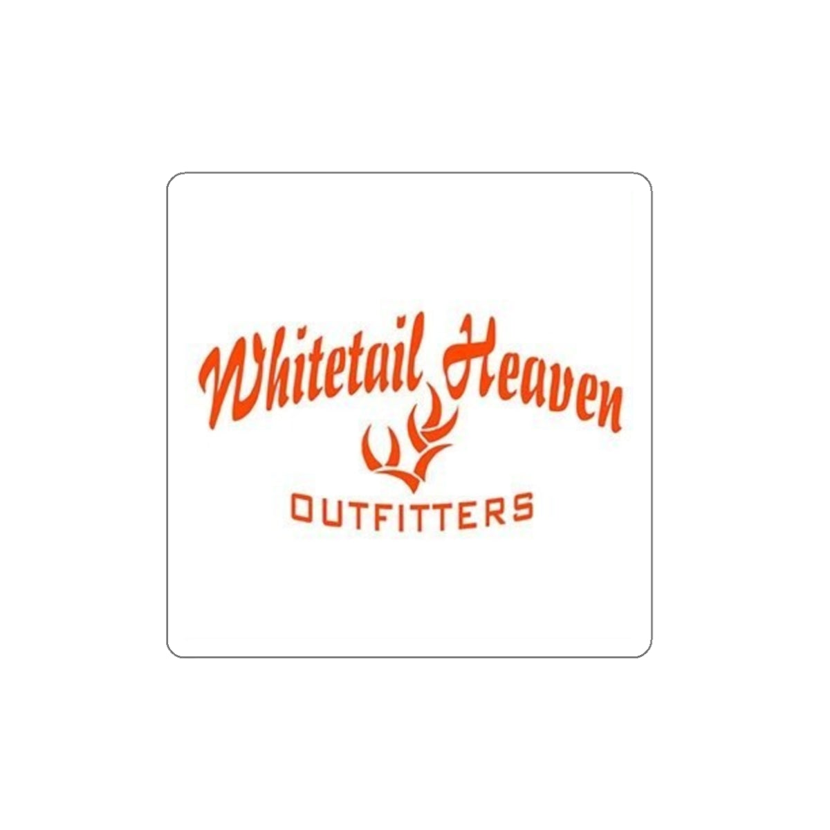 Whitetail Heaven Outfitters Sticker — Die-Cut Outdoor Logo Sticker