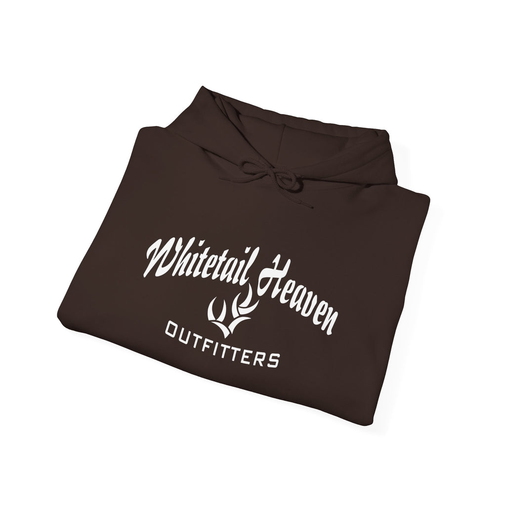 Whitetail Heaven Outfitters Hoodie — Hunting Brand Logo Pullover