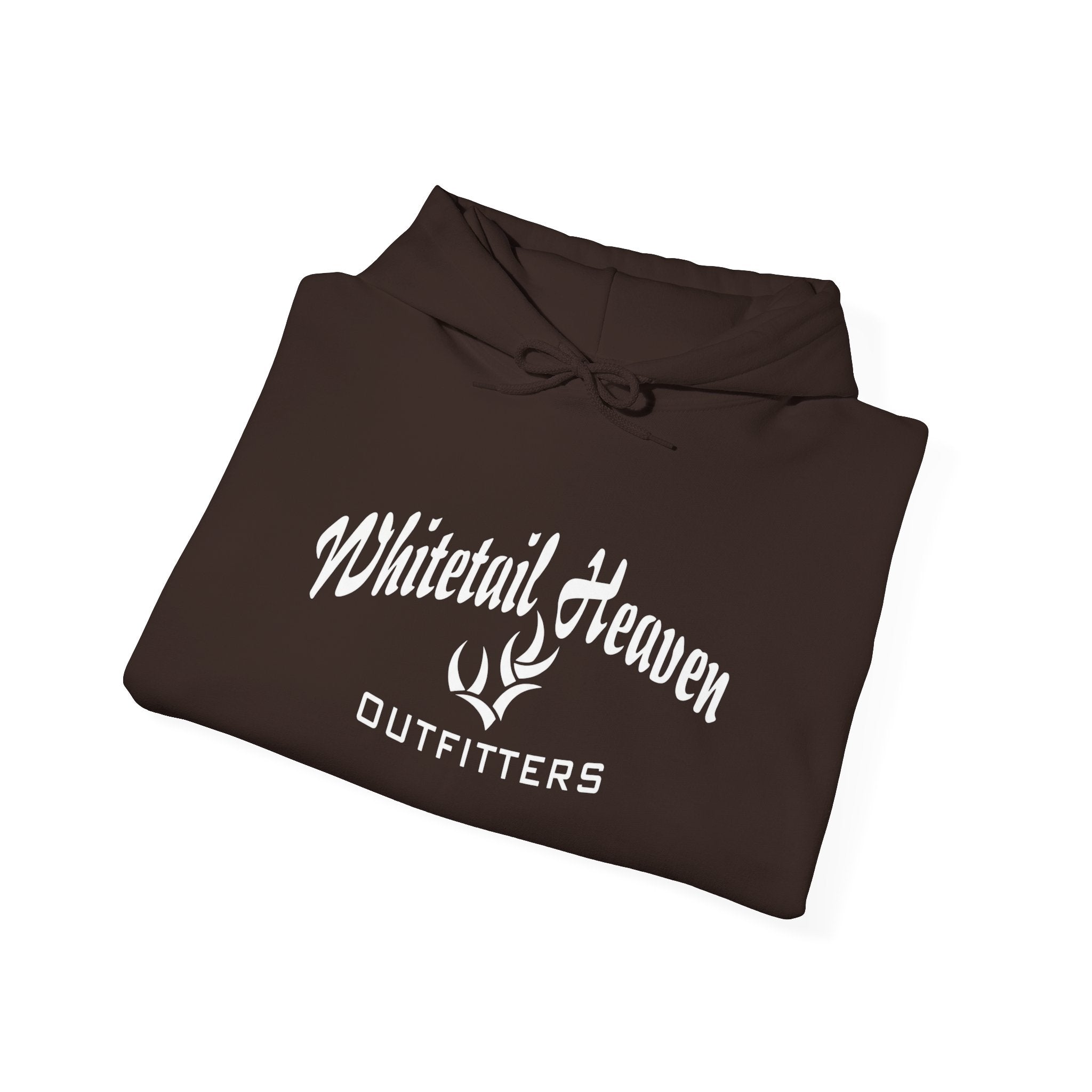 Whitetail Heaven Outfitters Hoodie — Hunting Brand Logo Pullover