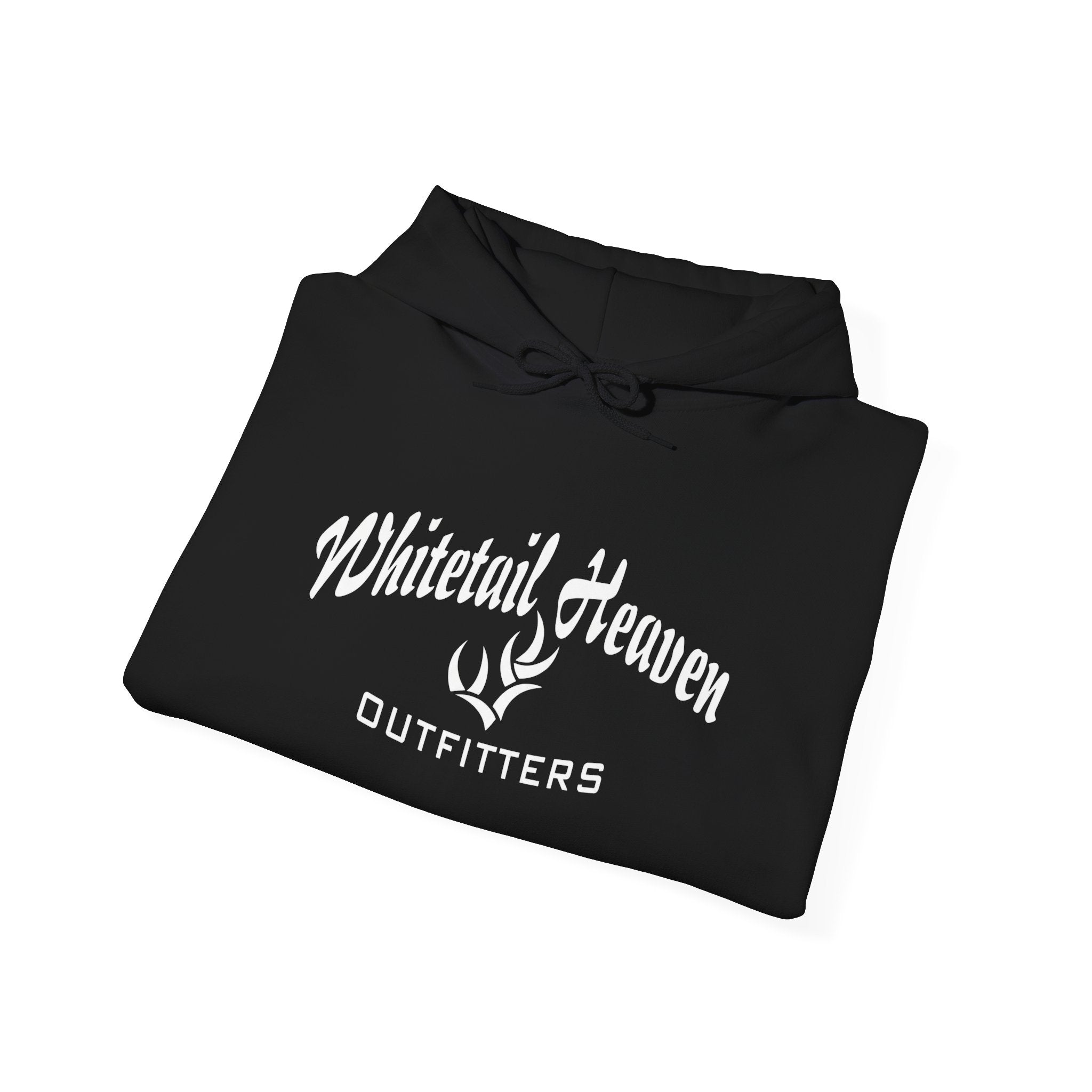 Whitetail Heaven Outfitters Hoodie — Hunting Brand Logo Pullover