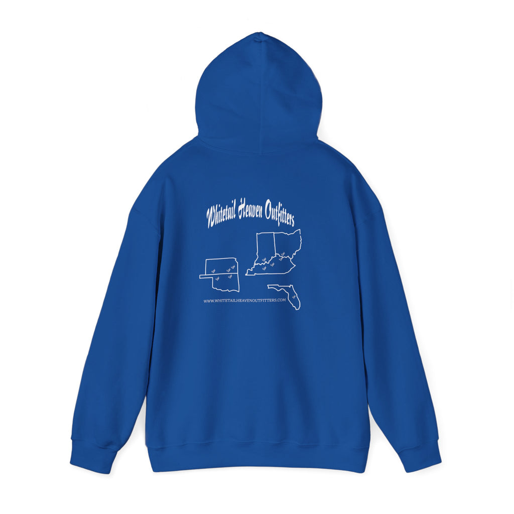 Whitetail Heaven Outfitters Hoodie — Hunting Brand Logo Pullover