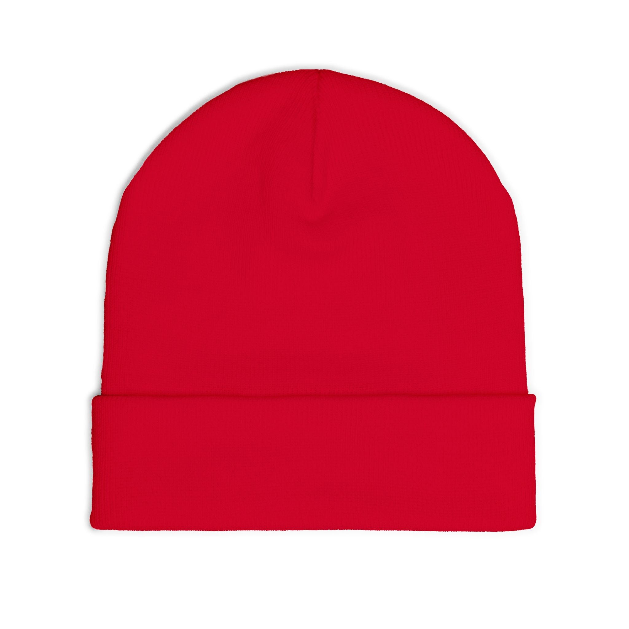 Embroidered "Whiskey River" Knit Beanie - Cozy Winter Hat with Distressed Logo