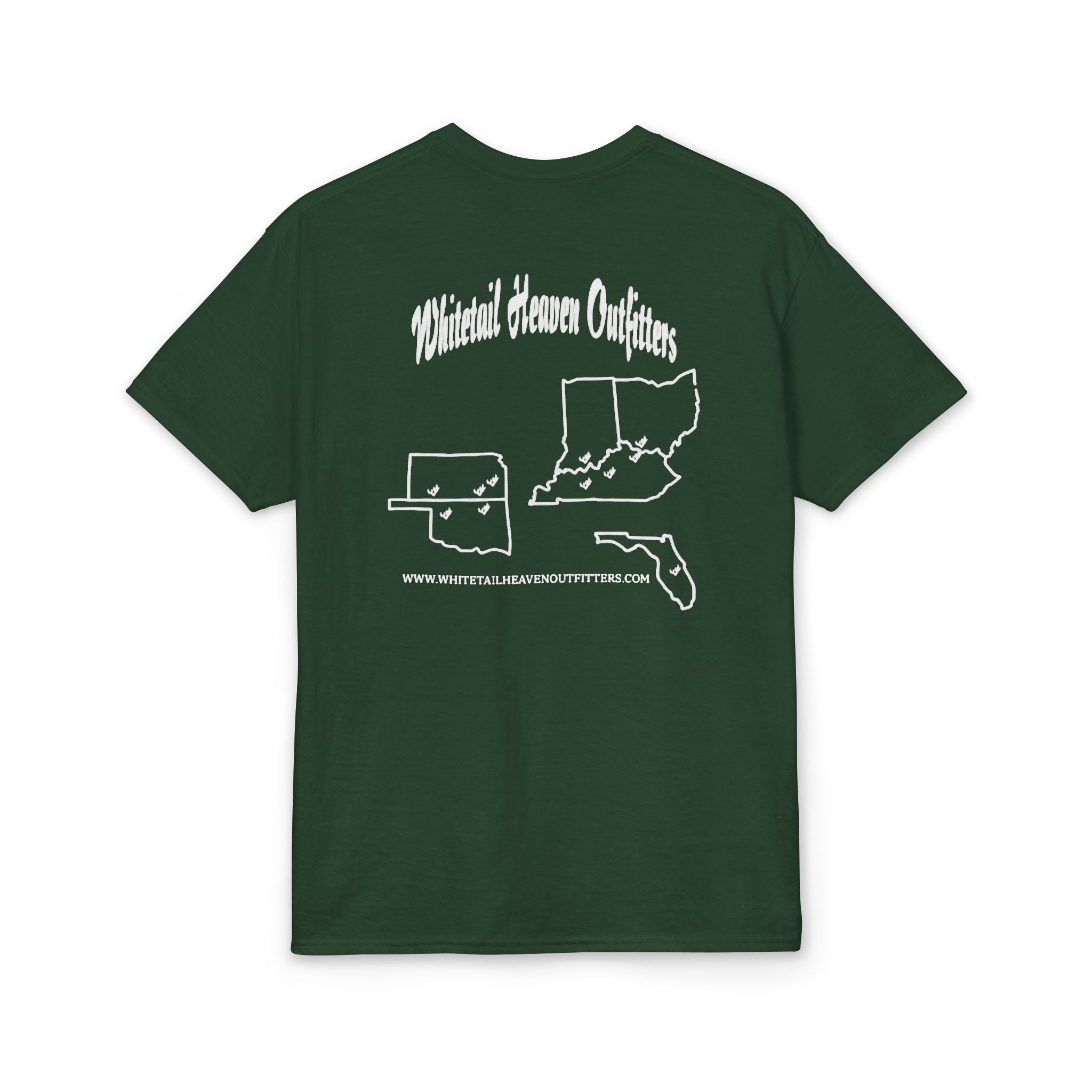 Whitetail Heaven Outfitters T-Shirt — Hunting Logo Tee