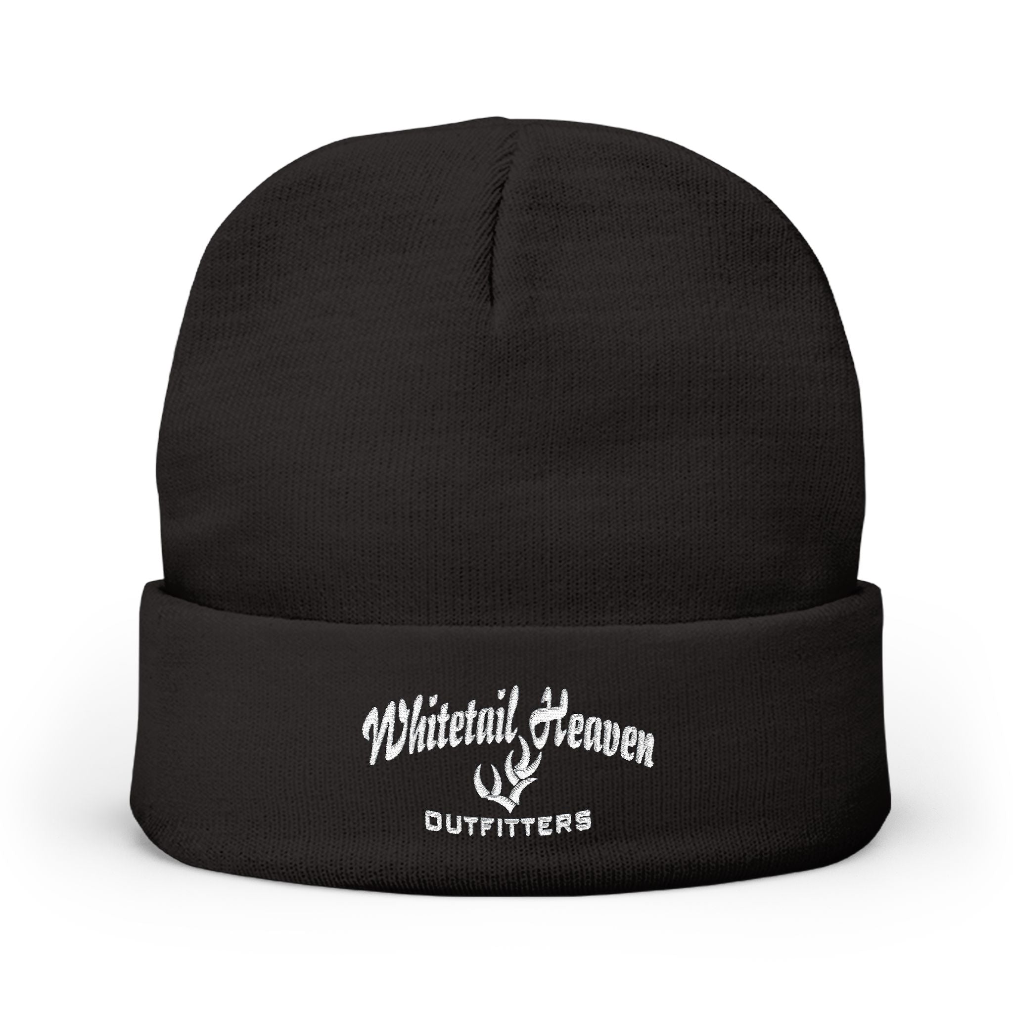 Embroidered 'Natural Woman' Knit Beanie — Cozy Winter Hat for Soulful Style
