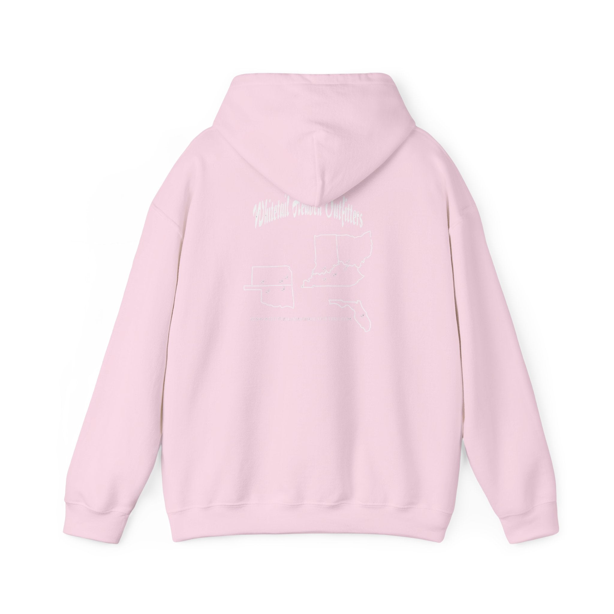 Whitetail Heaven Outfitters Hoodie — Hunting Brand Logo Pullover